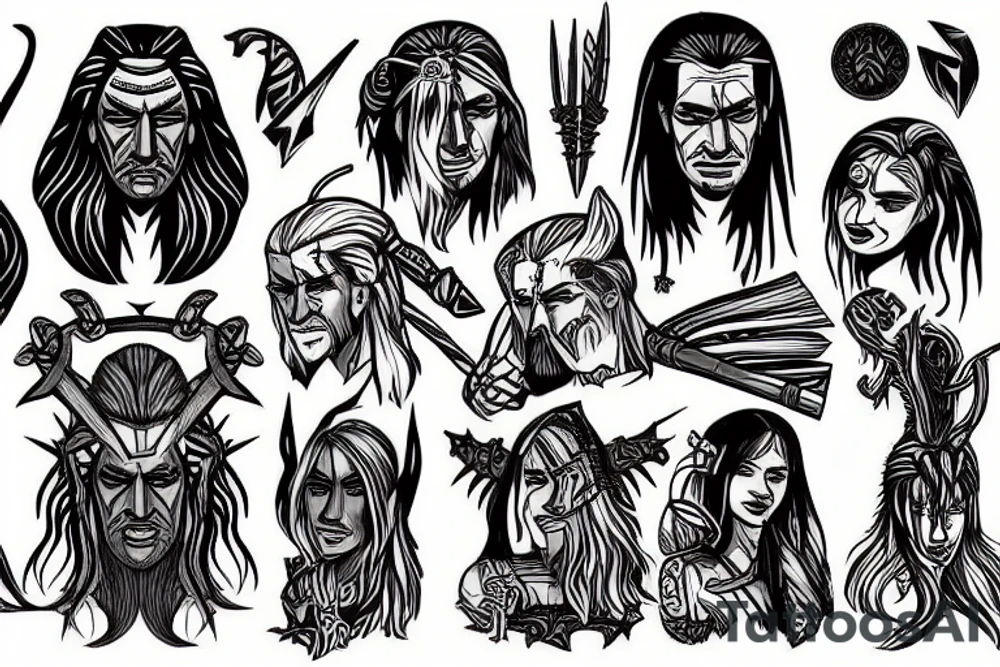 The witcher tattoo idea