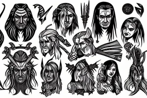 The witcher tattoo idea