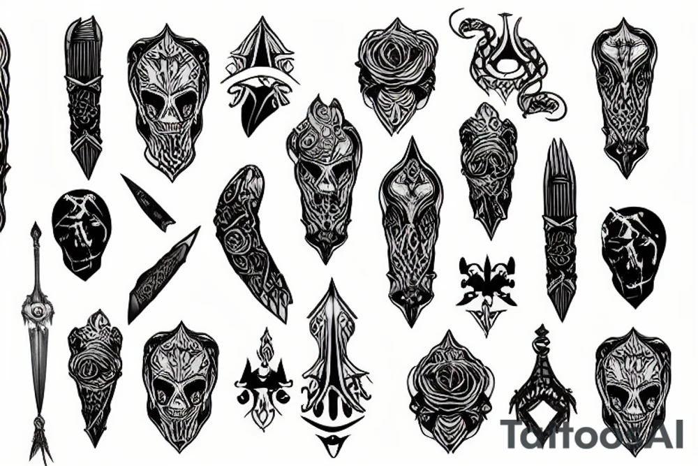 Dagger tattoo idea
