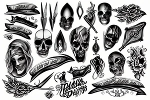 Dagger tattoo idea
