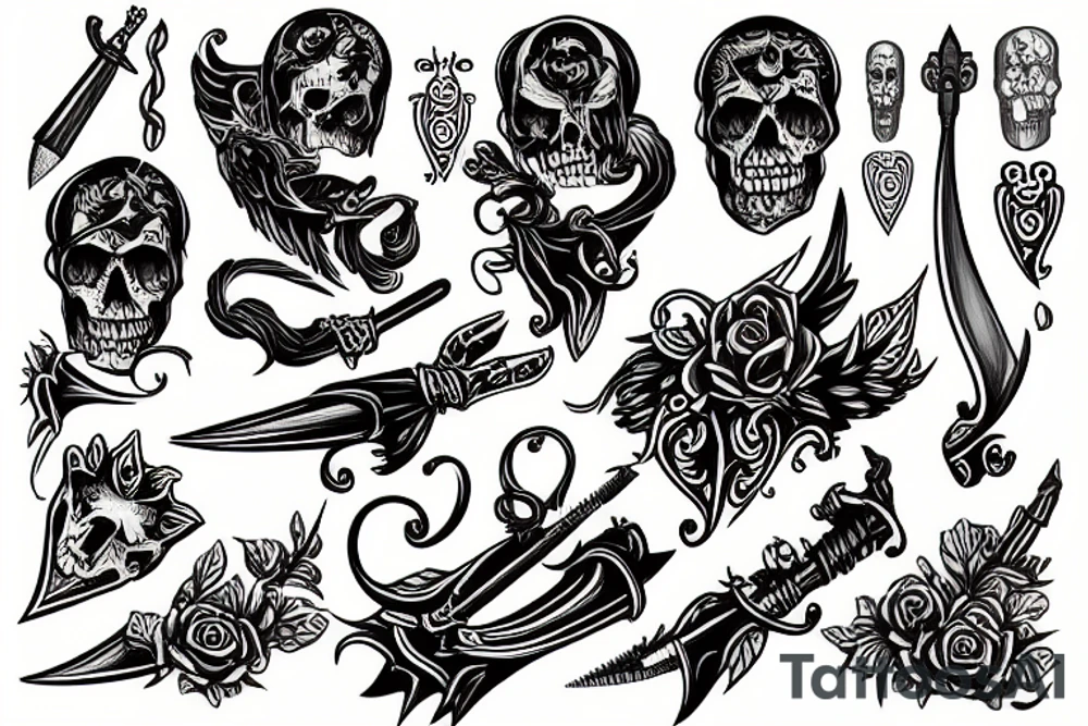 Dagger tattoo idea