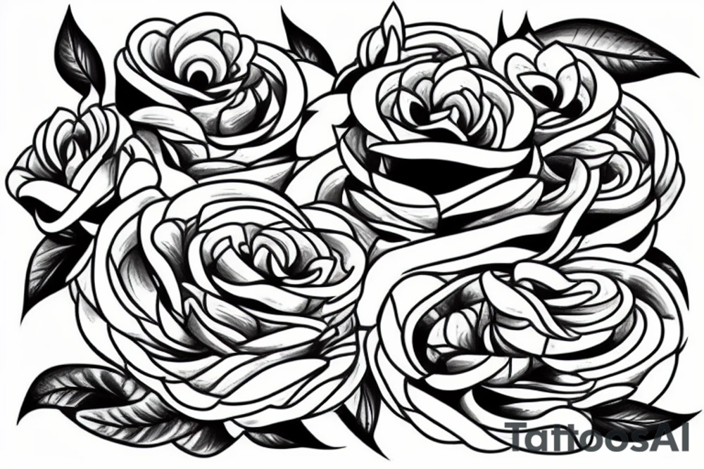 Snake and jasmine flower tattoo idea