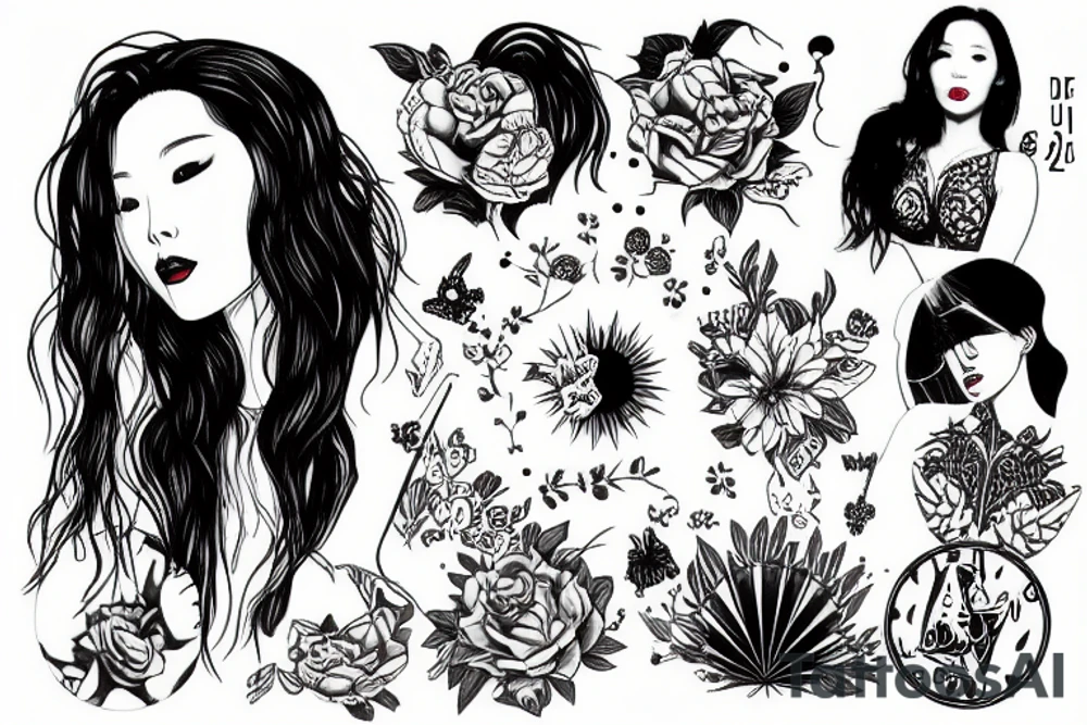 Sunmi 24 hours tattoo idea