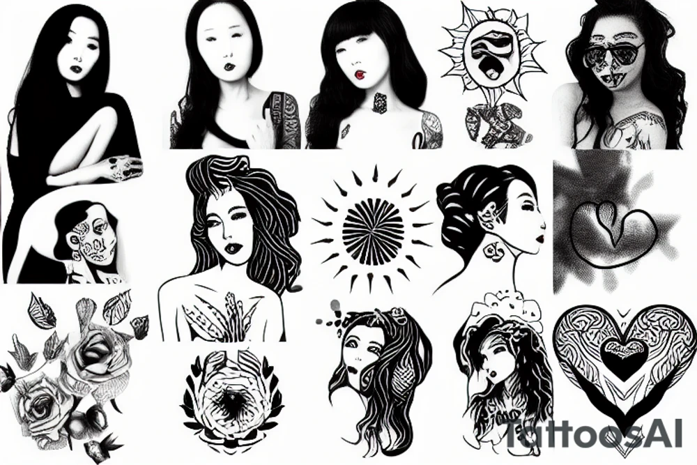 Sunmi HeartBurn tattoo idea