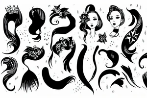 Sunmi Tail tattoo idea