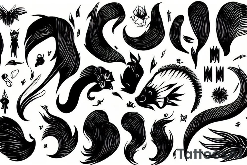 Sunmi Tail tattoo idea