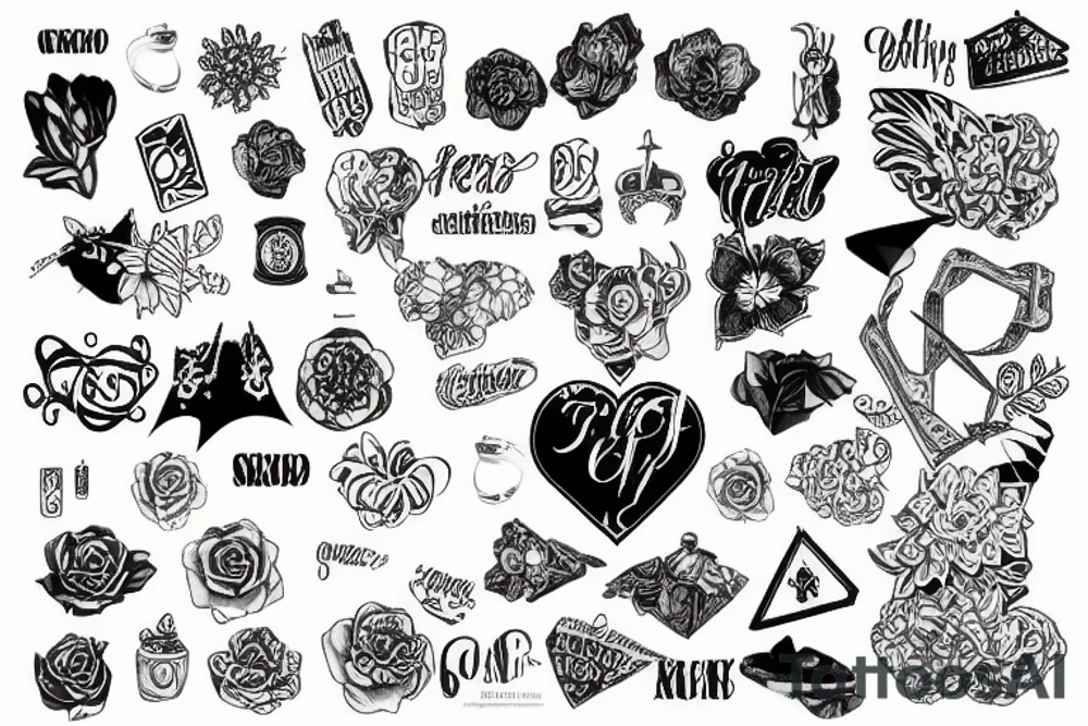 serif A tattoo idea