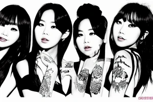Wonder girls K-pop group tattoo idea