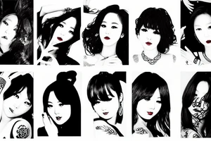 Wonder girls K-pop group tattoo idea