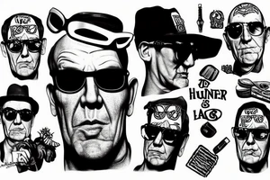 Hunter S Thompson on LSD tattoo idea