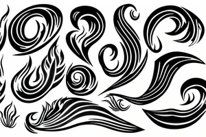 flames tattoo idea