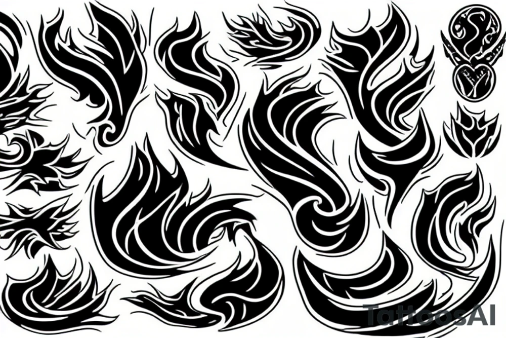 flames tattoo idea