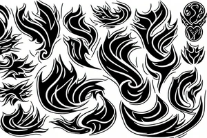 flames tattoo idea