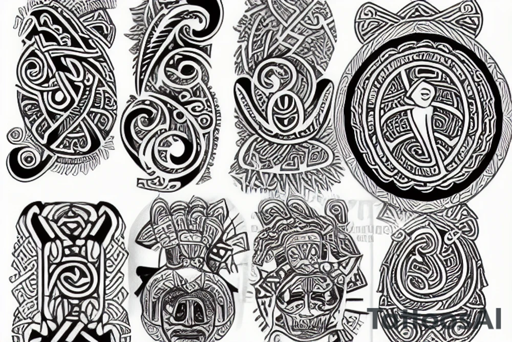 Maori
 locket tattoo idea