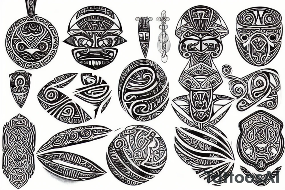 Maori
 locket tattoo idea