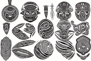 Maori
 locket tattoo idea