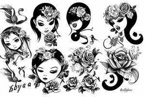 Baby Ava tattoo idea