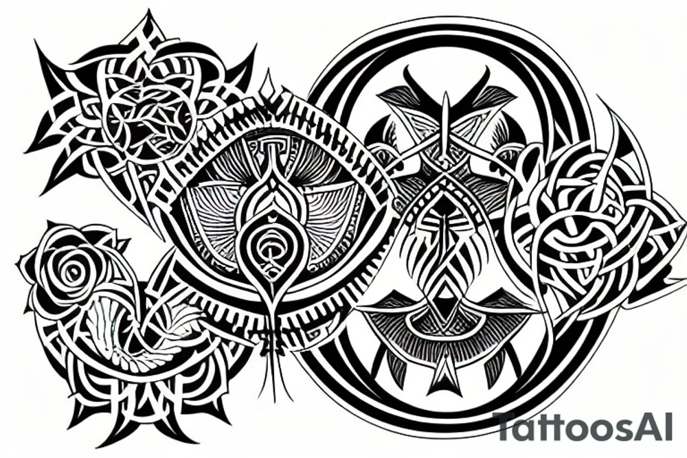 khanda tattoo idea
