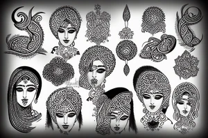 trishool tattoo idea
