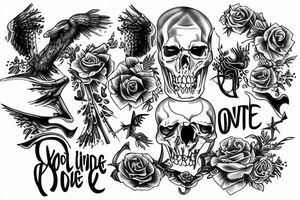 waiting to die tattoo idea