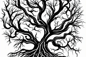 tree of death tattoo idea