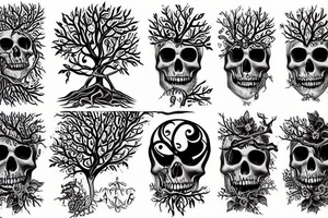 tree of death tattoo idea