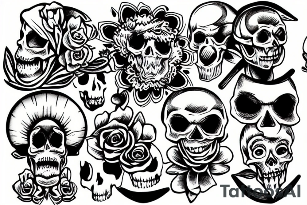 skull tattoo idea