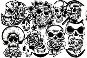 skull tattoo idea