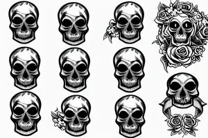 skull tattoo idea