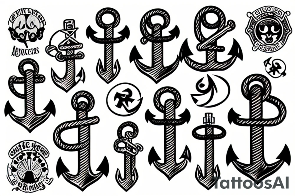 anchors tattoo idea