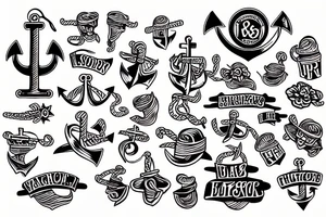 anchors tattoo idea
