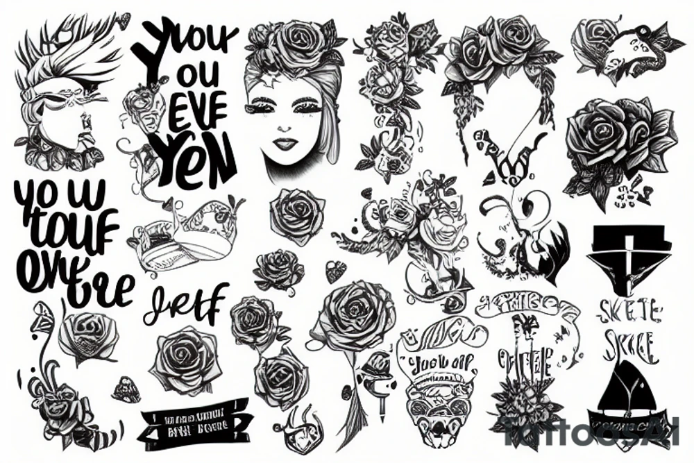 you owe it to yourself tattoo idea