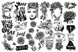 you owe it to yourself tattoo idea