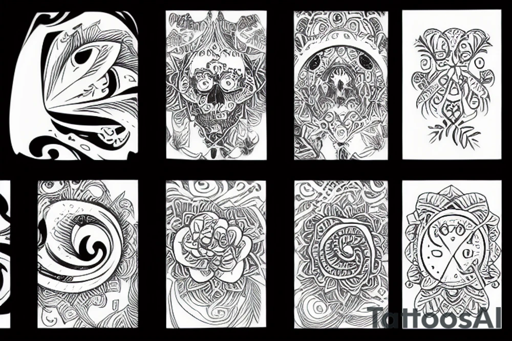 white tattoo idea
