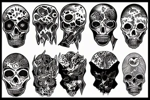 the apocalypse tattoo idea