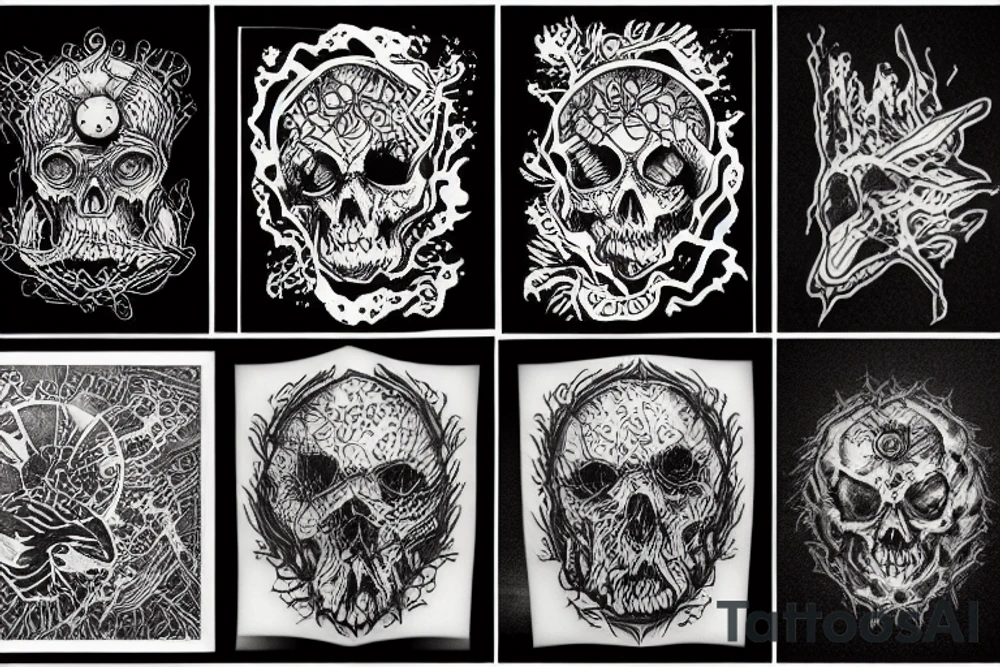 the apocalypse tattoo idea