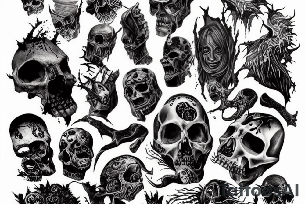the apocalypse tattoo idea