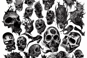 the apocalypse tattoo idea