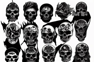 the apocalypse tattoo idea