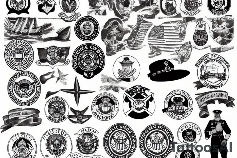 united states coast guard officer tattoo idea