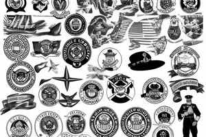 united states coast guard officer tattoo idea