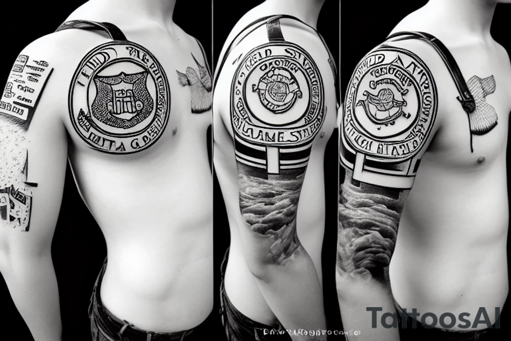 united states coast guard officer tattoo idea