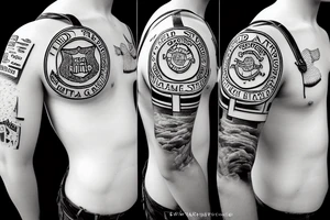 united states coast guard officer tattoo idea