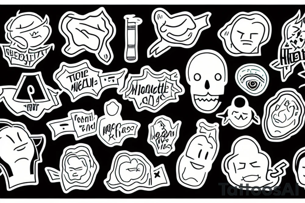 mental health awareness/ overthinkers tattoo idea
