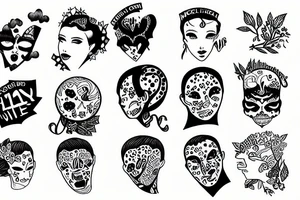 mental health awareness/ overthinkers tattoo idea