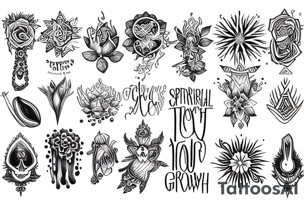 spiritual growth tattoo idea