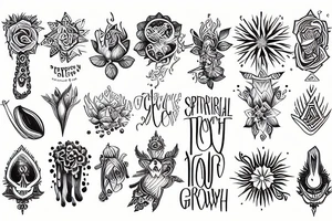 spiritual growth tattoo idea