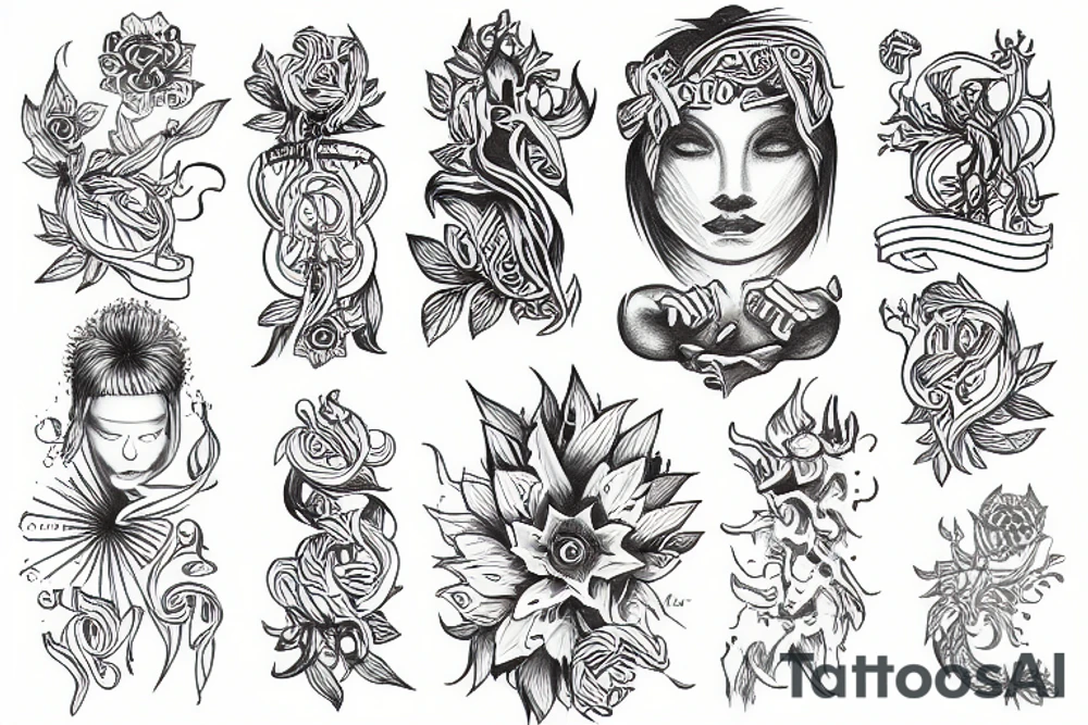 spiritual growth tattoo idea