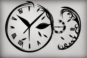 Time flies tattoo idea