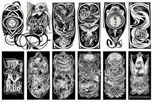 Time flies tattoo idea